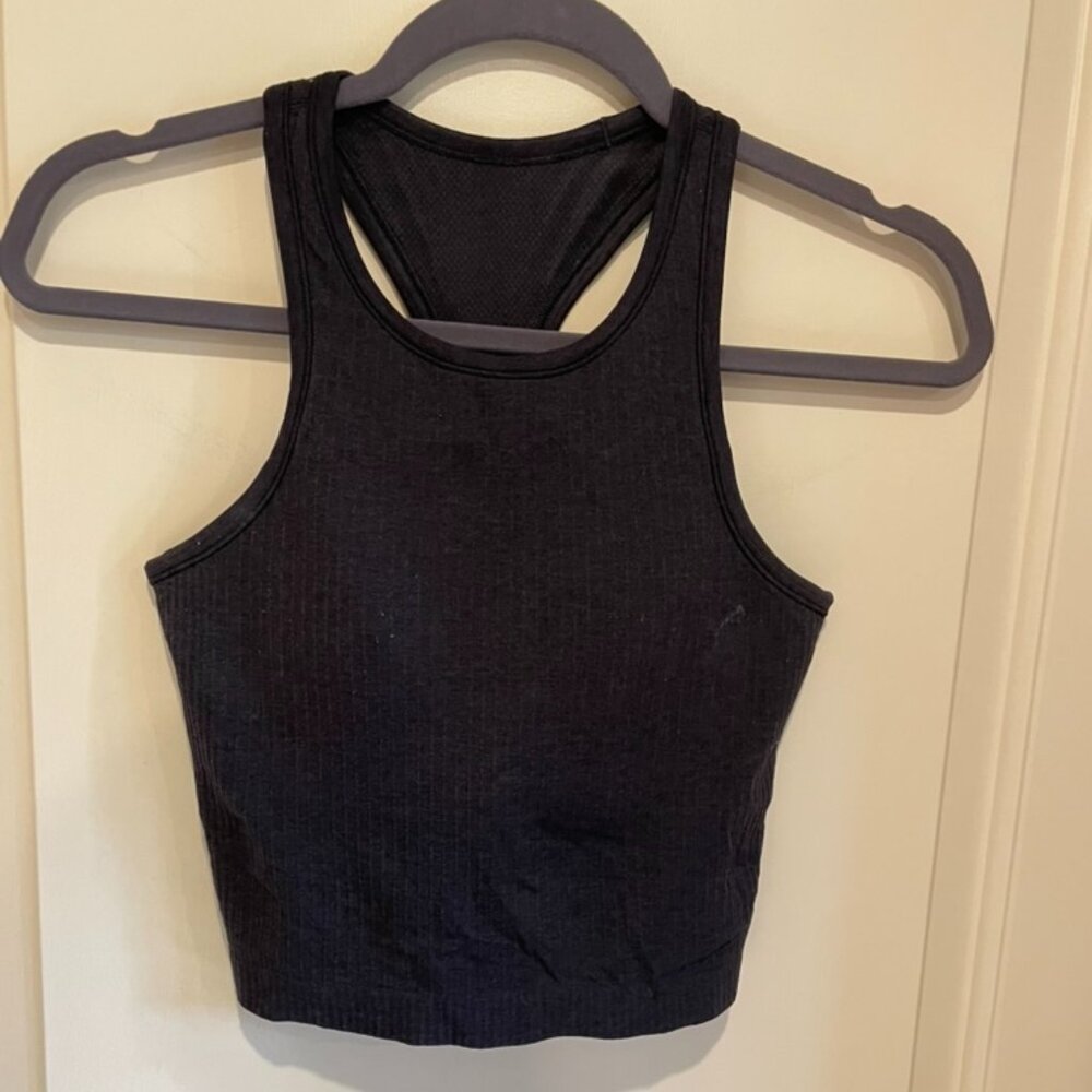 Lululemon Ebb to Street Cropped Racerback Tank Top